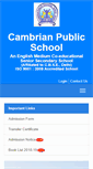 Mobile Screenshot of cambrianpublicschool.com